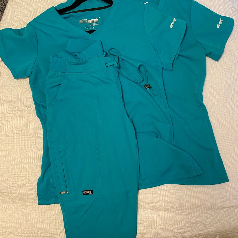 Grey's Anatomy Teal Scrub Bundle
